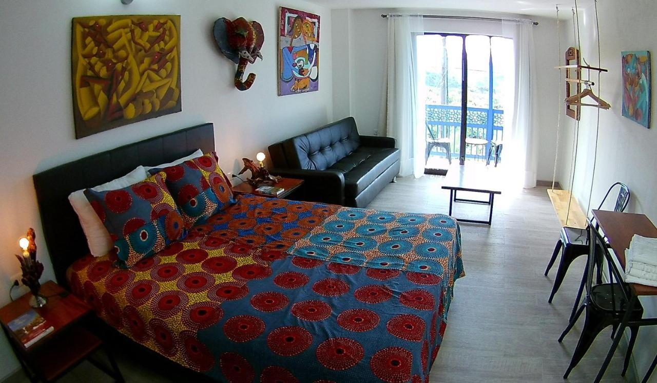 Hotel Casa Azul La Garrucha Jardín Exteriér fotografie